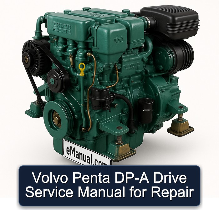 Volvo Penta Dp- Drive Service Repair Workshop Manual PDF