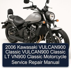 2006 Aprilia Classic Kawasaki Vulcan900 LT VN900 Motorcycle Service Repair Workshop Manual PDF
