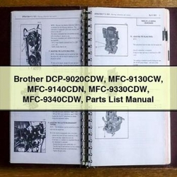 Brother Dcp-9020cdw Mfc-9130cw Mfc-9140cdn Mfc-9330cdw Mfc-9340cdw Parts Catalog PDF
