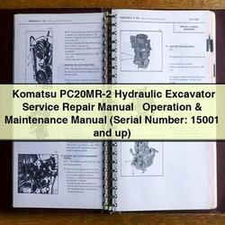 Komatsu Pc20mr-2 Hydraulic Excavator Operation (serial Number: 15001 Up) Service Repair Workshop Manual PDF