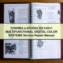 Toshiba E-studio 3511/4511 Multifunctional Digital Color Systems Service Repair Workshop Manual PDF