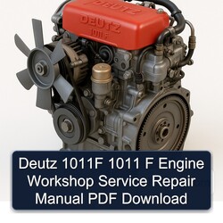 Deutz 1011 F 1011F Engine Service Repair Workshop Manual PDF
