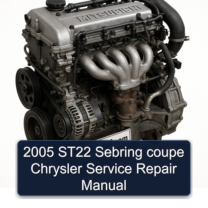2005 Mitsubishi 6 A Series ST22 Sebring Coupe Chrysler Service Repair Workshop Manual PDF