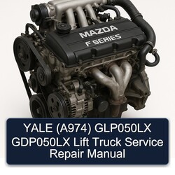 Yale (A974) GLP050LX GDP050LX Lift Truck Service Repair Workshop Manual PDF