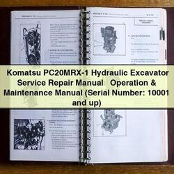 Komatsu Pc20mrx-1 Hydraulic Excavator Operation (serial Number: 10001 Up) Service Repair Workshop Manual PDF