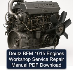 Deutz 1015 BFM Engines Service Repair Workshop Manual PDF