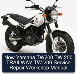 Yamaha TW Models Now TW200 200 Trailway TW-200 Service Repair Workshop Manual PDF