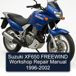 1996-2002 Suzuki XF650 Freewind Service Repair Workshop Manual PDF