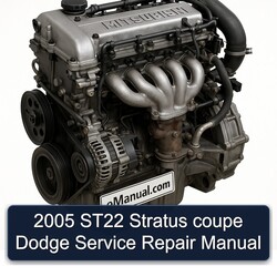2005 Mitsubishi 6 A Series ST22 Stratus Coupe Dodge Service Repair Workshop Manual PDF