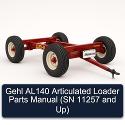 Gehl AL140 Articulated Loader Parts (sn 11257 Up) Catalog PDF