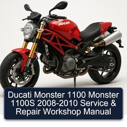 2008-2010 Ducati 1100 Monster 1100S Service Repair Workshop Manual PDF