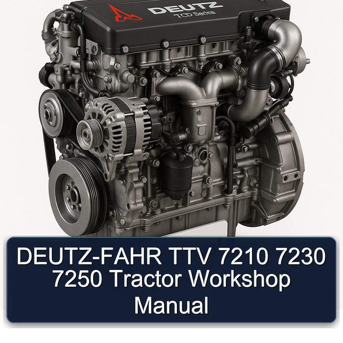 DEUTZ-FAHR TTV 7210 7230 7250 Tractor Service Repair Workshop Manual PDF