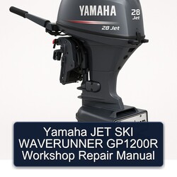 Yamaha JET SKI Waverunner GP1200R Service Repair Workshop Manual PDF