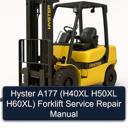 Hyster A177 (h40xl H50XL H60xl) Forklift Service Repair Workshop Manual PDF