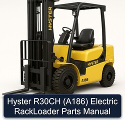 Hyster R30CH (A186) Electric Rackloader Parts Catalog PDF