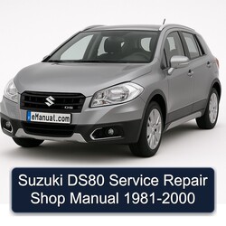 1981-2000 Suzuki DS Models DS80 Shop Service Repair Workshop Manual PDF