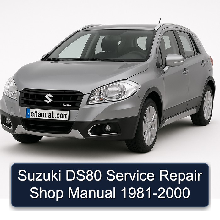 1981-2000 Suzuki DS Models DS80 Shop Service Repair Workshop Manual PDF