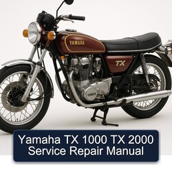 2000 Yamaha TX Models 1000 Service Repair Workshop Manual PDF