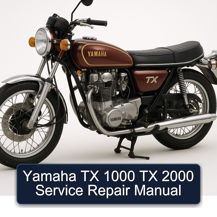 2000 Yamaha TX Models 1000 Service Repair Workshop Manual PDF