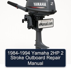1984-1994 Yamaha 2HP 2 Stroke Outboard Service Repair Workshop Manual PDF