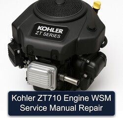 Kohler ZT Series ZT710 Engine WSM Service Repair Workshop Manual PDF