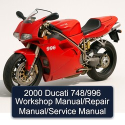 2000 Ducati 996 748/ Service Repair Workshop Manual PDF