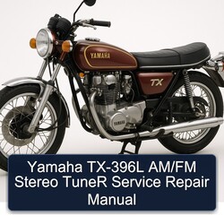 Yamaha TX Models TX-396L Am/fm Stereo Tuner Service Repair Workshop Manual PDF