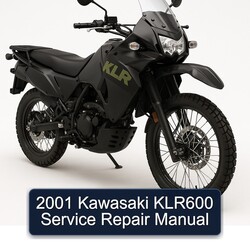 2001 Kawasaki KLR600 Service Repair Manual 