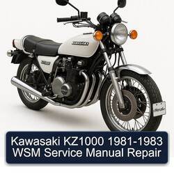 1981-1983 Kawasaki KZ Series KZ1000 - WSM Service Repair Workshop Manual PDF