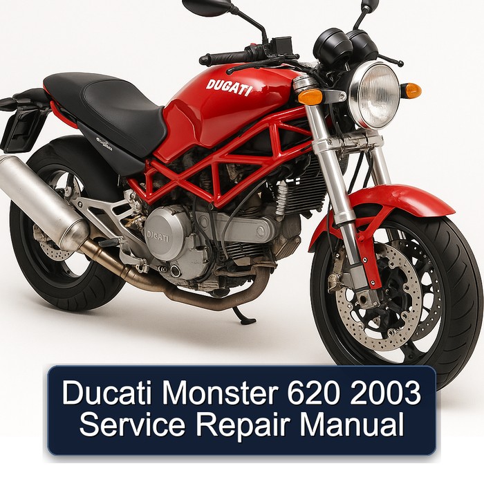 2003 Ducati 620 Monster Service Repair Workshop Manual PDF