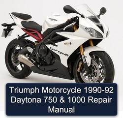 1990-1992 Triumph Daytona Motorcycle 750 1000 Service Repair Workshop Manual PDF