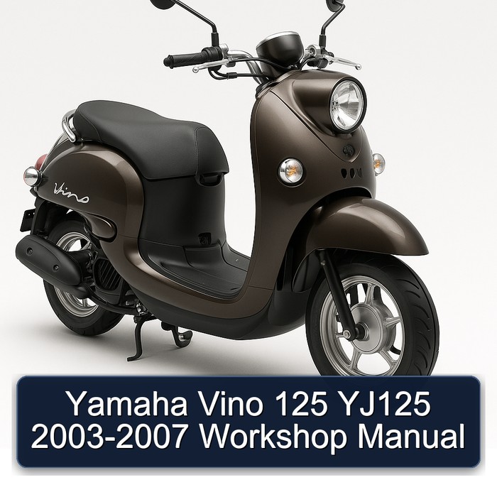 2003-2007 Yamaha Vino 125 YJ125 Service Repair Workshop Manual PDF