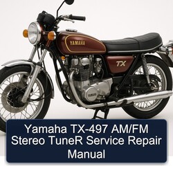Yamaha TX Models TX-497 Am/fm Stereo Tuner Service Repair Workshop Manual PDF