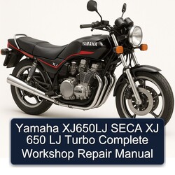 Yamaha XJ650LJ SECA XJ 650 LJ Turbo Complete Workshop Repair Manual 