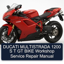 Ducati Multistrada 1200 S T GT Bike Service Repair Workshop Manual PDF