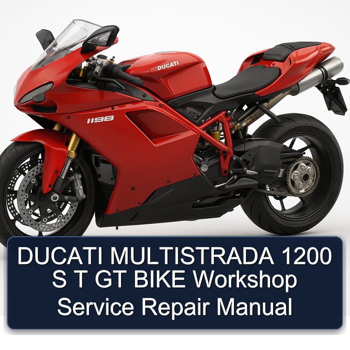 Ducati Multistrada 1200 S T GT Bike Service Repair Workshop Manual PDF
