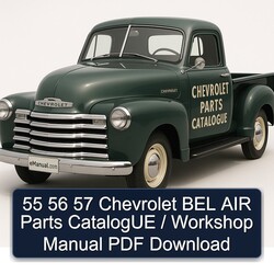 Chevrolet Parts Catalogue 55 56 57 BEL AIR / Catalog PDF
