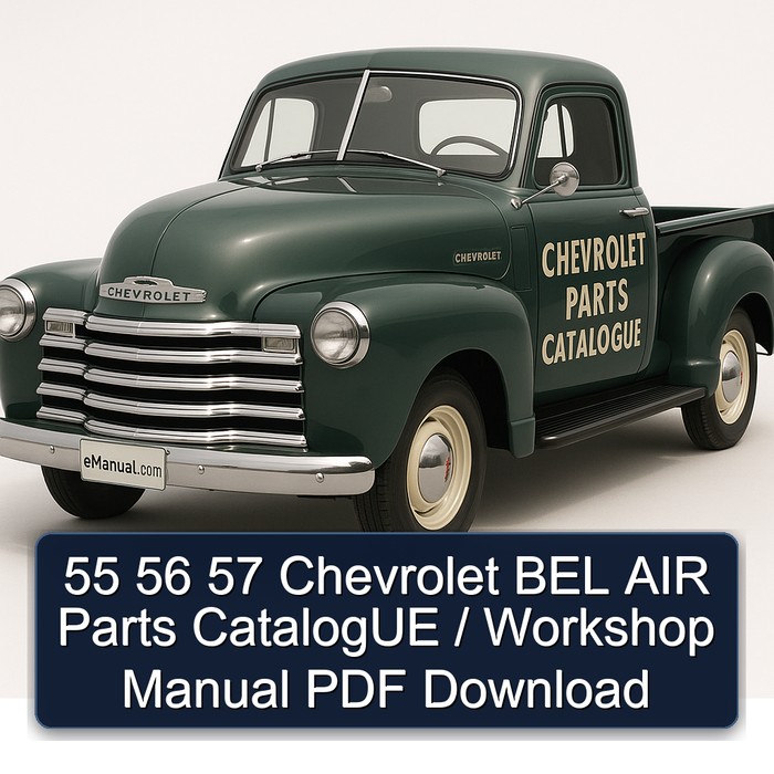 Chevrolet Parts Catalogue 55 56 57 BEL AIR / Catalog PDF