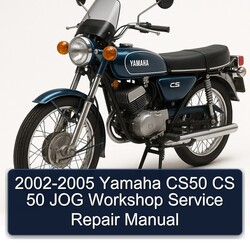 2002-2005 Yamaha Jog CS50 CS 50 Service Repair Workshop Manual PDF