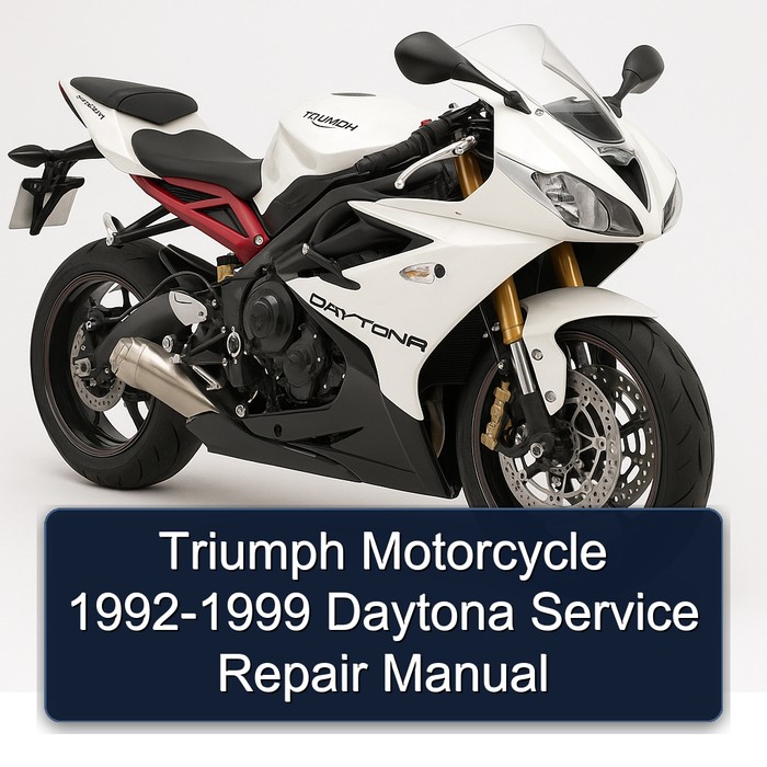 1992-1999 Triumph Daytona Motorcycle Service Repair Workshop Manual PDF