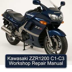 Kawasaki ZZ R Series ZZR1200 C1-C3 Service Repair Workshop Manual PDF