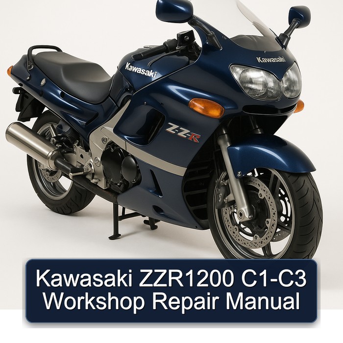 Kawasaki ZZ R Series ZZR1200 C1-C3 Service Repair Workshop Manual PDF