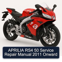 2011 Aprilia RS Models RS4 50 Onward Service Repair Workshop Manual PDF