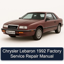 1992 Chrysler Lebaron Service Repair Workshop Manual PDF