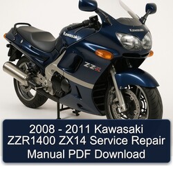 2008-2011 Kawasaki ZZ R Series ZZR1400 ZX14 Service Repair Workshop Manual PDF