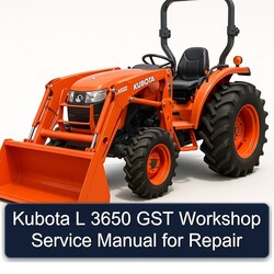 Kubota L 3650 GST Service Repair Workshop Manual PDF