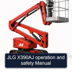 JLG X390AJ Operation Safety Service Repair Workshop Manual PDF