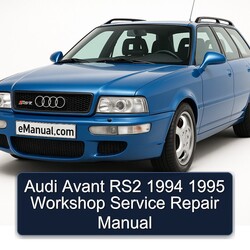 1994-1995 Audi RS2 Avant Service Repair Workshop Manual PDF