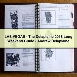 2018 LAS Vegas- Delaplaine Long Weekend -andrew Service Repair Workshop Manual PDF