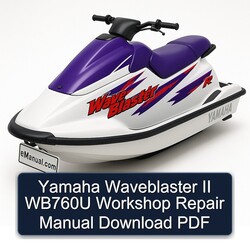Yamaha Waveblaster II WB760U Service Repair Workshop Manual PDF